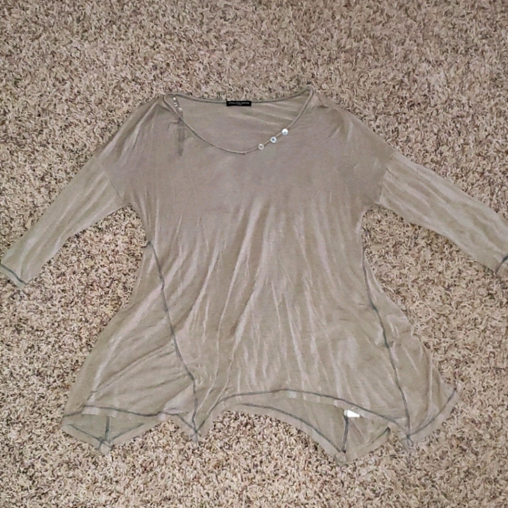 Tan blouse